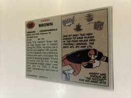 1957 Football Hardy Brown Custom Card Chicago Cardinals A-421 | eBay