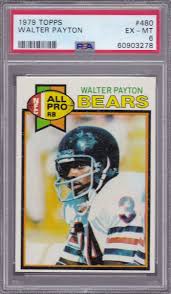 1979 Topps #480 WALTER PAYTON (HOF) PSA 6 EX/MT Chicago ...
