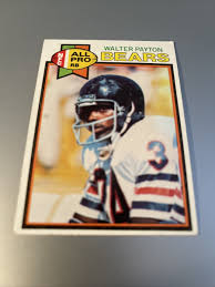Walter Payton Chicago Bears Topps Football Cards (8) - NICE ...