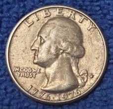 RARE 1776-1976 D Bicentennial Quarter, filled Mint Mark ...
