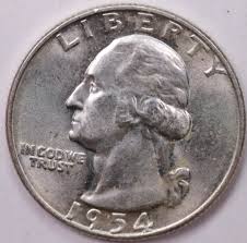 1954-D Washington Silver Quarter, Affordable Collectible ...