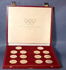 1976 Austria Innsbruck Olympic Silver Commem Set - 14pcs ...