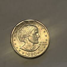 1980 D Susan B Anthony Liberty *One Dollar Coin* Circulated ...