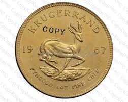 1967 Gold Krugerrand South African A Sought After Restrike ...