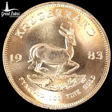 1983 1 oz Gold Krugerrand (BU) - Great Lakes Coin