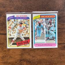 Vintage 1978 Topps Baseball Card No.40 Future HOF Boston Red Sox 1st Baseman Carl Yastrzemski Elected to Baseball Hall of Fame in 1989 - Etsy
