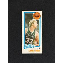 Sold at Auction: 1980-81 Topps Larry Bird Rookie Leader