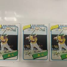 1980 Topps - Rickey Henderson #482 (RC) - Etsy