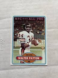 1980 Topps Walter Payton #160 Chicago Bears HOF | eBay