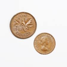 1962 Canada Coin 1 Cent Copper One Canadian Penny Coin ...
