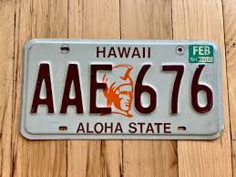1984 Hawaii License Plate – RusticPlates