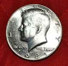 1981 D Kennedy Half Dollar Coin - circulated | eBay