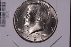 1981-D Kennedy Half Dollar. Modern Half. Gem UN ...