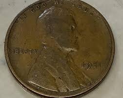 1931-P Lincoln Head Penny in VF-30 Condition as Show in Coin Guide Book Wear on High Points With Most of Original Design Details Clean NO.72 - Etsy