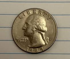 Quarter Dollar Washington 1984 - Etsy