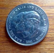 1981 UK Crown - Wedding of Prince Charles and Lady Diana, | eBay