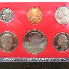1980S Proof Set US Mint Coin Set Original Packaging With 6 ...
