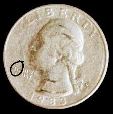 1983-d Quarter Missing "i" in "in God We Trust" Error - Etsy