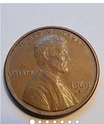 1969 D Rare Penny Coin - Etsy