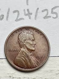 1911 d wheat penny for auction