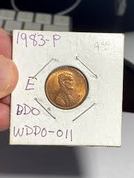 1983 P United States 1 Cent Error Coin - DDO | eBay