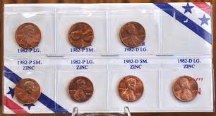 1982 Lincoln Memorial Penny Cent Set - All Types, 82 Small ...