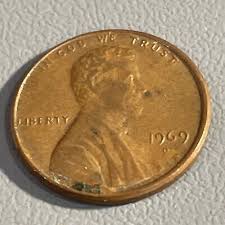 1969 D floating-roof penny, no FG initials or Lincoln figure on reverse. | eBay