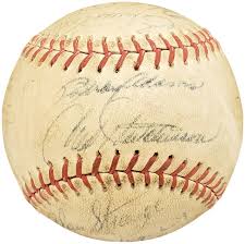 1950-1960's Minor League Players Autographed League Baseball ...