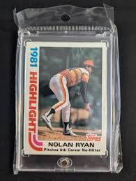1982 Topps - #5 Nolan Ryan Error Card - Wrong Back w/ John ...