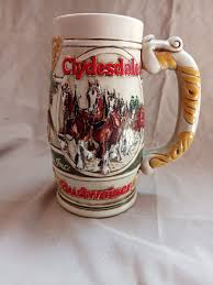 Budweiser beer stein Clydesdale horses Advertisement mug ...