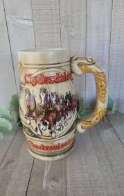 Vintage Budweiser Clydesdale Ceramic Beer Stein - Hand ...