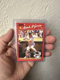 1990 Donruss Mark Mcgwire #697 Baseball Card RARE No DOT ...