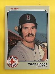 Wade Boggs 1983 Fleer Baseball Rookie Card RC #179 HOF ...