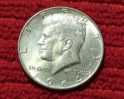 1964 Kennedy Half Dollar - Etsy
