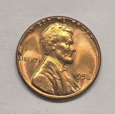 RARE) 1958 Lincoln Wheat Penny Double Die Obverse & Reverse. Uncirculated. | eBay