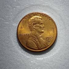 1982 D Small Date Red Brown