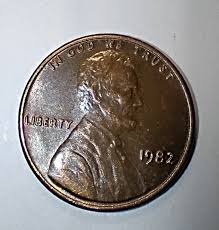 1982 1¢ Copper Large Date US Mint | Mercari