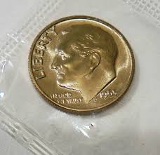 Nice 1965 SMS Roosevelt Dime In The Original Mint Wrapper ...