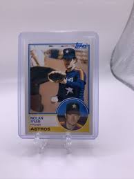 1983 Topps Nolan Ryan Houston Astros #360 Baseball Card | eBay