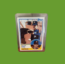 Nolan Ryan Vintage 80's Topps Houston Astros MLB Baseball ...