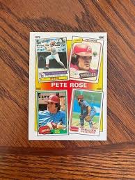 PETE ROSE 1986 TOPPS BASEBALL CARD #6 CINCINNATI REDS | eBay