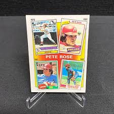 Pete Rose Topps Baseball Card