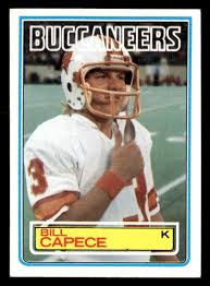 Bill Capece 1983 Topps Rookie Card #176 Tampa Bay Buccaneers ...