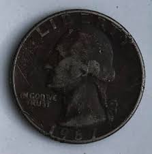 1967 quarter no mint mark with error on front I and the N are ...