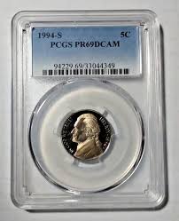 PR 69 Graded 1994 US Jefferson Nickels (1938-Now) for sale | eBay