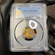 PCGS Certified MS 65 Graded 1957 Lincoln Wheat US Small Cents (1909-1958) for sale | eBay