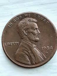 1984-D Lincoln Memorial Penny Nice RPM Rare Vintage Brown ...