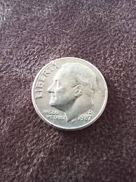 1987-D Dime Roosevelt FDR 10-Cents Denver Mint United States ...