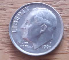 US Circulated One Dime Coin, 'in God We Trust' Liberty ...