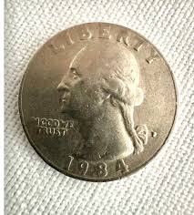 1984-P- USA Washington Quarter With Filled In | Mercari